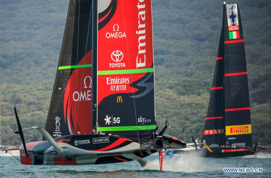 Team New Zealand Takes the Prada America's Cup World Series Auckland Trophy  _ Members' News _ 21st-Century Maritime Cooperation Committee
